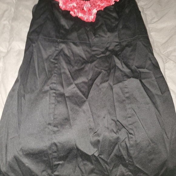 MAURICES little black dress with pink embellishments - Picture 3 of 5